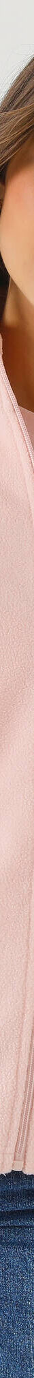 Veste polaire zippée manches longues (rose poudré) Veste polaire zippée manches longues (rose poudré)